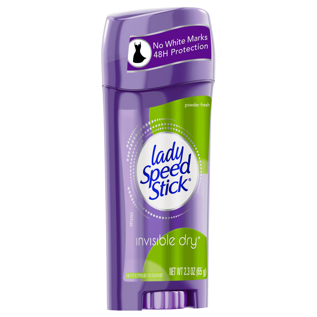 Lady Speed Stick Invisible Dry Antiperspirant And Deodorant Stick, Powder Fresh - 2.3 Oz